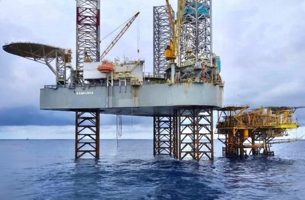 Cubierta de trabajo de la Jack-up Sandunga